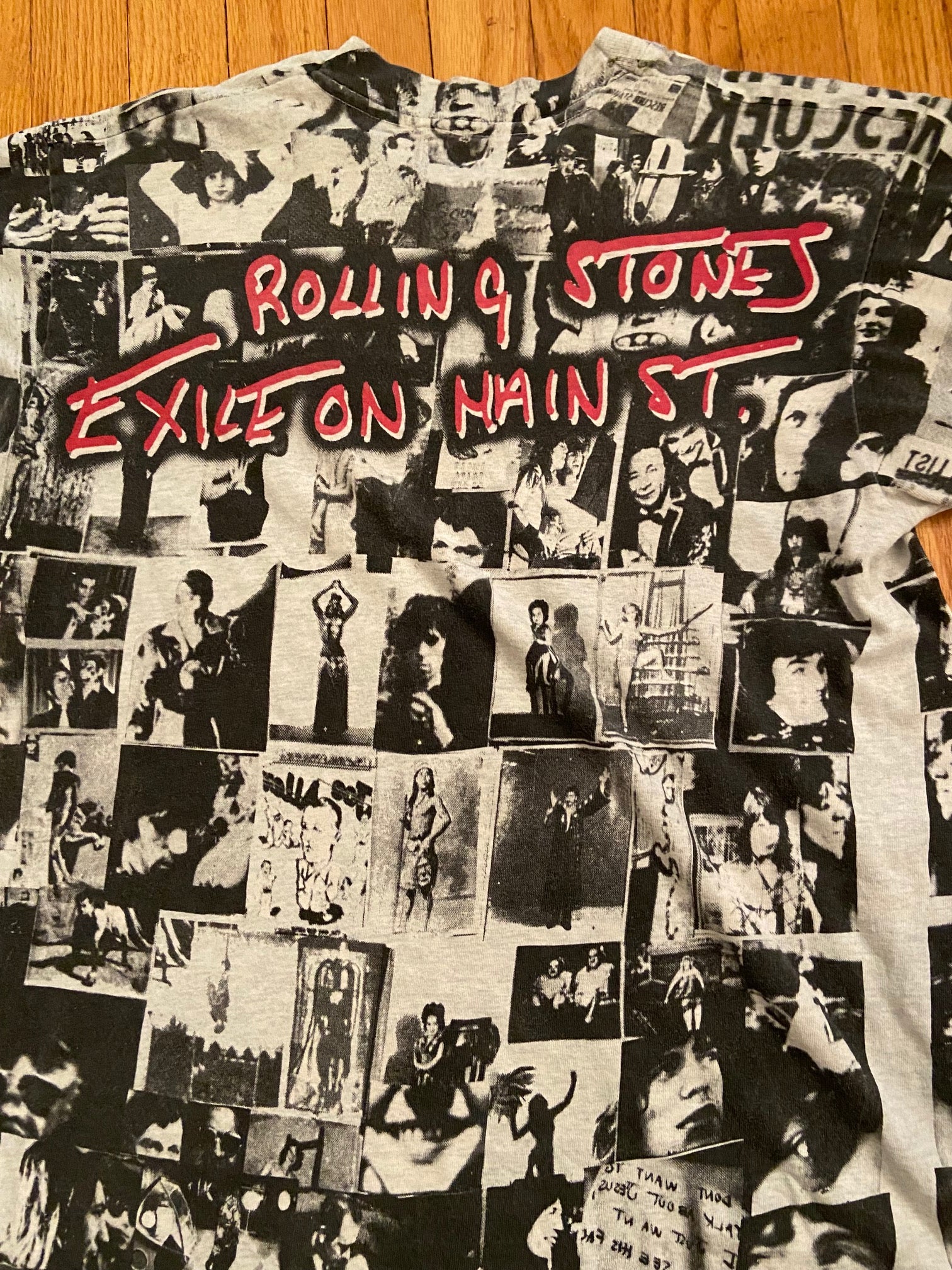 90s Rolling Stones AOP T-shirt Exile on Main Street
