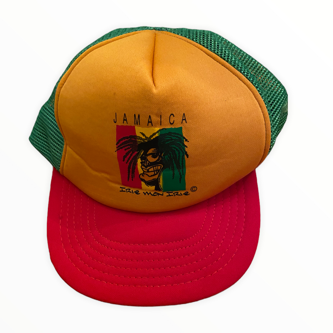 Vintage Jamaican Snapback Trucker Hat